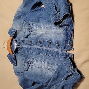 Distressed Jean Jacket
